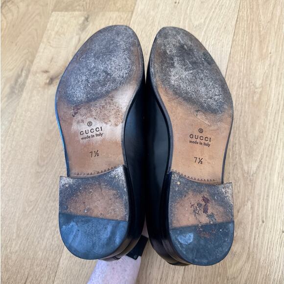 Gucci Men's Tassel Lion Loafers Size US7.5 Black - Picture 11 of 11